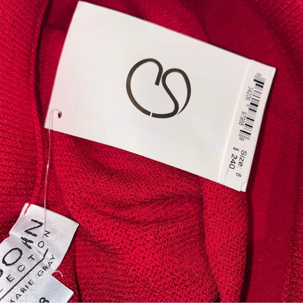 New with tags size 8 red pencil skirt St Johns by Marie Grey
